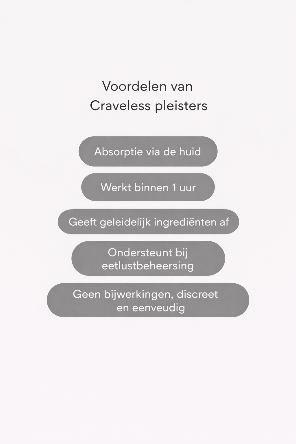 Craveless Pleisters | Ontsnap aan je avondcravings